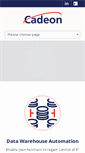 Mobile Screenshot of cadeon.com